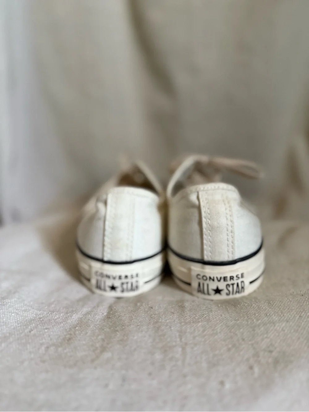 Converse Low-Top Canvas Sneakers - Cream